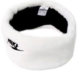 Cozy White and Black Fuzzy Headband